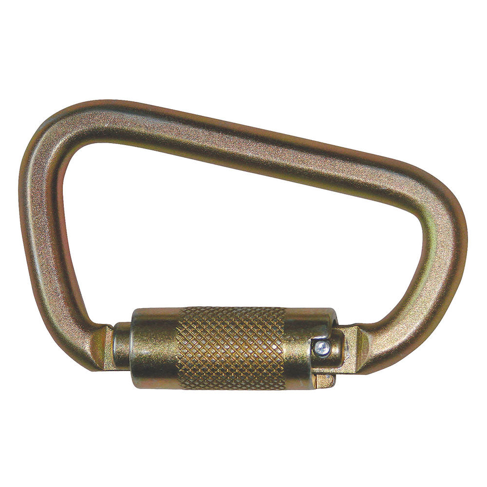 Falltech 8445 Steel Carabiner 7/8" Opening; 3,600 Lbs Gate