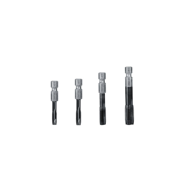 Fein 63110047010 VARIO Drill Driver Tapper Set for Through Holes TiAlN Coated HSS (4 Piece)