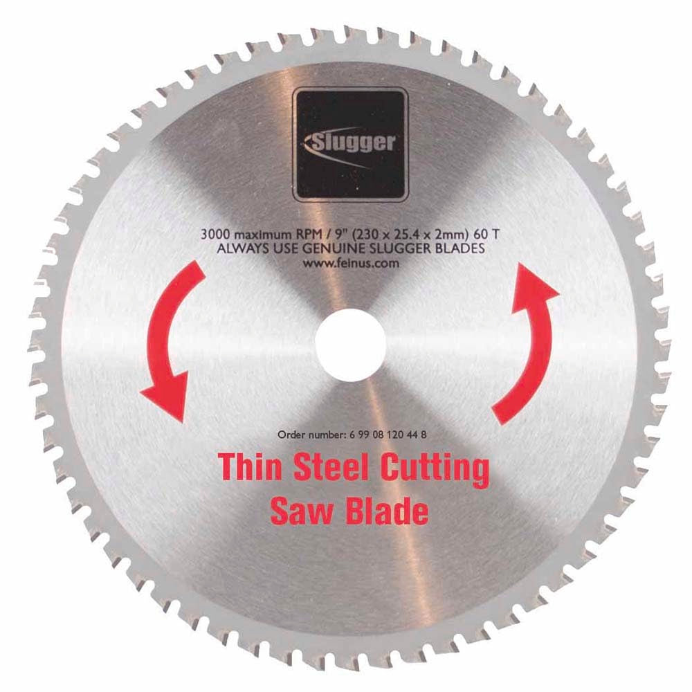 Fein 69908120448 9" Thin Steel Saw Blade, 60 Teeth