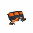 Fein 71220262120 CCG 18-125-10 AS Cordless 5" Slide Switch Angle Grinder Kit