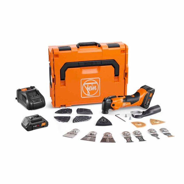 Fein 71293861090 18V AS MultiMaster AMM500 TOP KIT 4.0 Ah Oscillating MultiTool