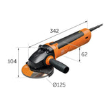 Fein 72250660120 5" Corded Brushless Angle Grinder - 2