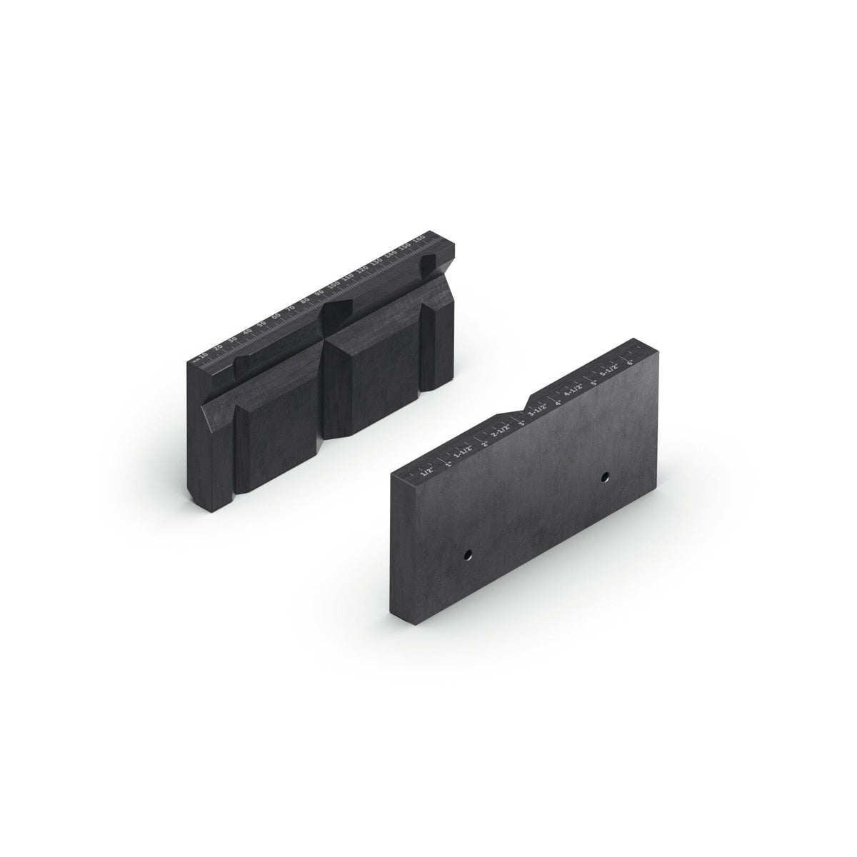 Fein 99100001362 3-1/8" x 6-3/4" Riser Jaw Set for VersaMAG 160 L Vise (2 Piece)