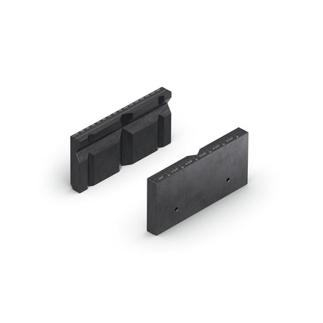 Fein 99100001362 3-1/8" x 6-3/4" Riser Jaw Set for VersaMAG 160 L Vise (2 Piece)