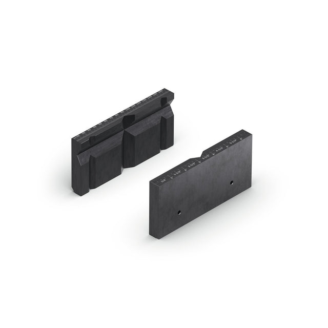 Fein 99100001362 3-1/8" x 6-3/4" Riser Jaw Set for VersaMAG 160 L Vise (2 Piece)