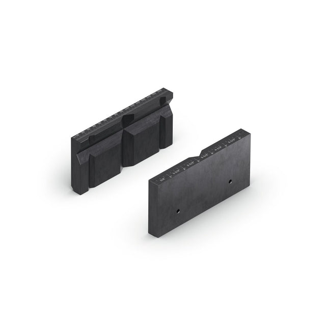 Fein 99100001362 3-1/8" x 6-3/4" Riser Jaw Set for VersaMAG 160 L Vise (2 Piece)