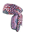 Fibre-Metal FM-SSS-1-R Cooling Doo-rag/Sunshield, stars and stripes