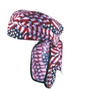 Fibre-Metal FM-SSS-1-R Cooling Doo-rag/Sunshield, stars and stripes