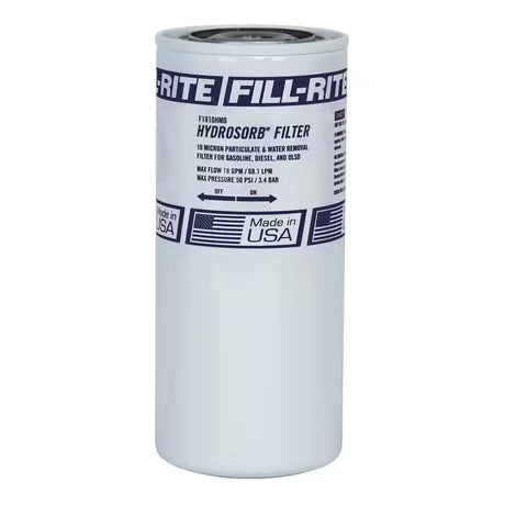 Fill-Rite F1810HM0 1" 18 GPM 10 Micron Hydrosorb Spin On Fuel Filter