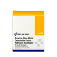 First Aid Only 1-690 Blue Metal Detectable Fabric Knuckle Bandages (25 Count)