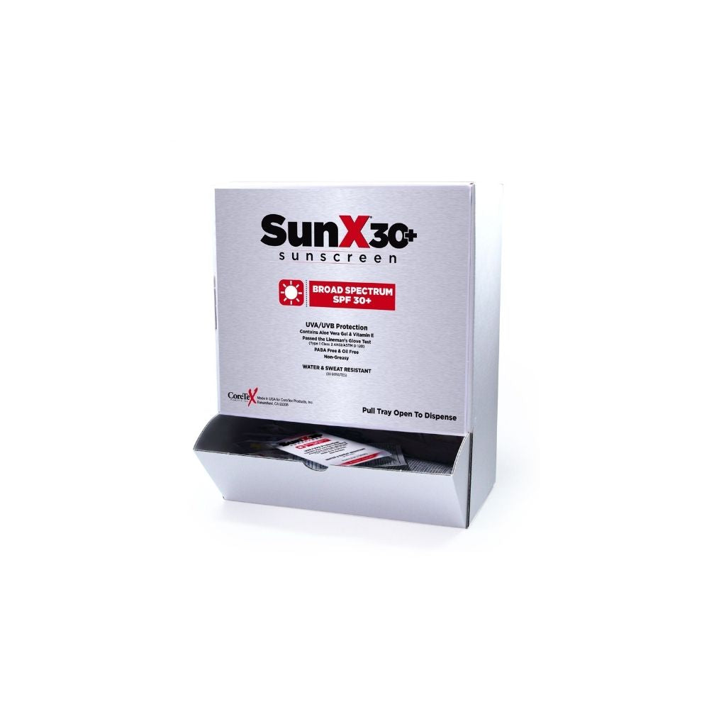 First Aid Only 18-325-001 SunX30 Sunscreen Lotion Packets, 25/box