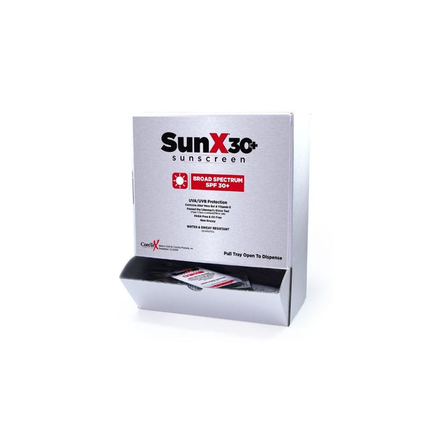 First Aid Only 18-350-001 SunX30 Sunscreen Lotion Packets, 50/box