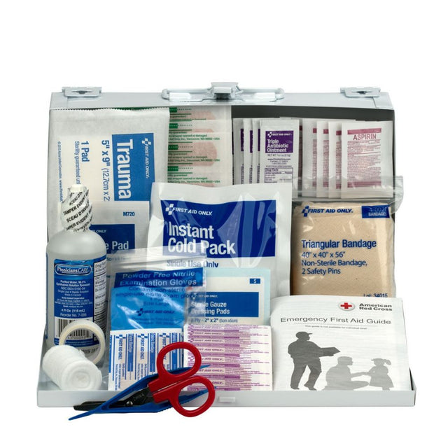 First Aid Only 224-U/FAO 25 Person First Aid Kit, Metal Case