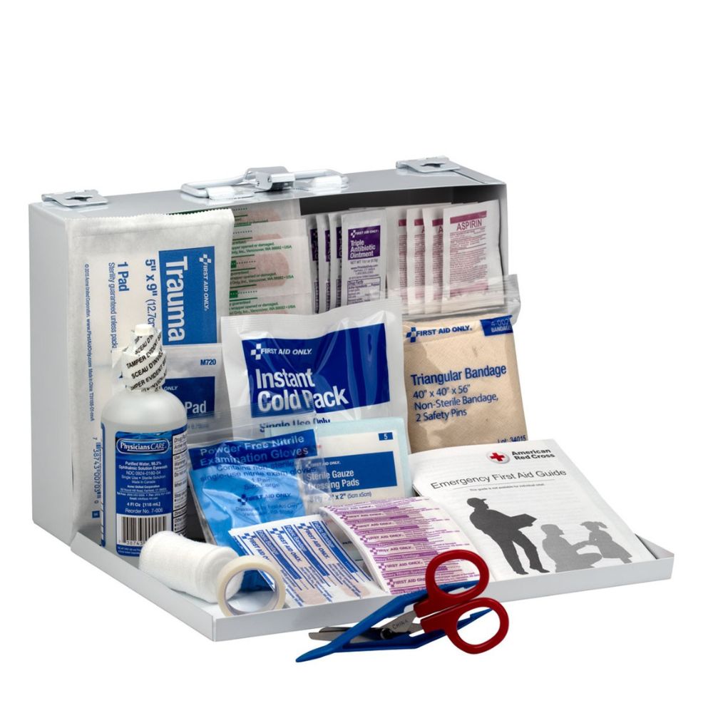 First Aid Only 224-U/FAO 25 Person First Aid Kit, Metal Case - 2