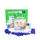 First Aid Only 24-500-001 Eyewash Station, Single 16 oz Screw Cap Bottle, with OSHA First Aid Kit