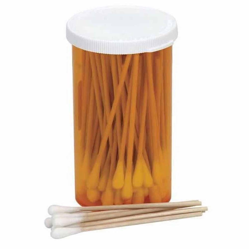 First Aid Only 25-410-001 Cotton Tipped Applicators, 3 Inch Wood Shaft Vial (100 Count)