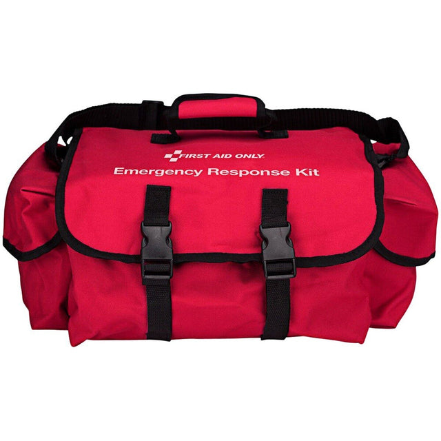 First Aid Only 3500 11 1/2" x 5" x 10 1/2" First Responder Kit with Fabric Case (151 Piece)