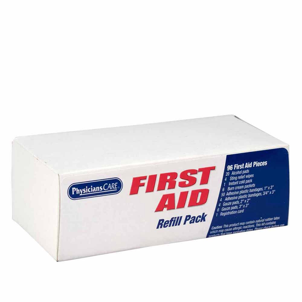 First Aid Refill Pack, 95 Pieces - ANSI 2015 Class A+ with BBP - 3