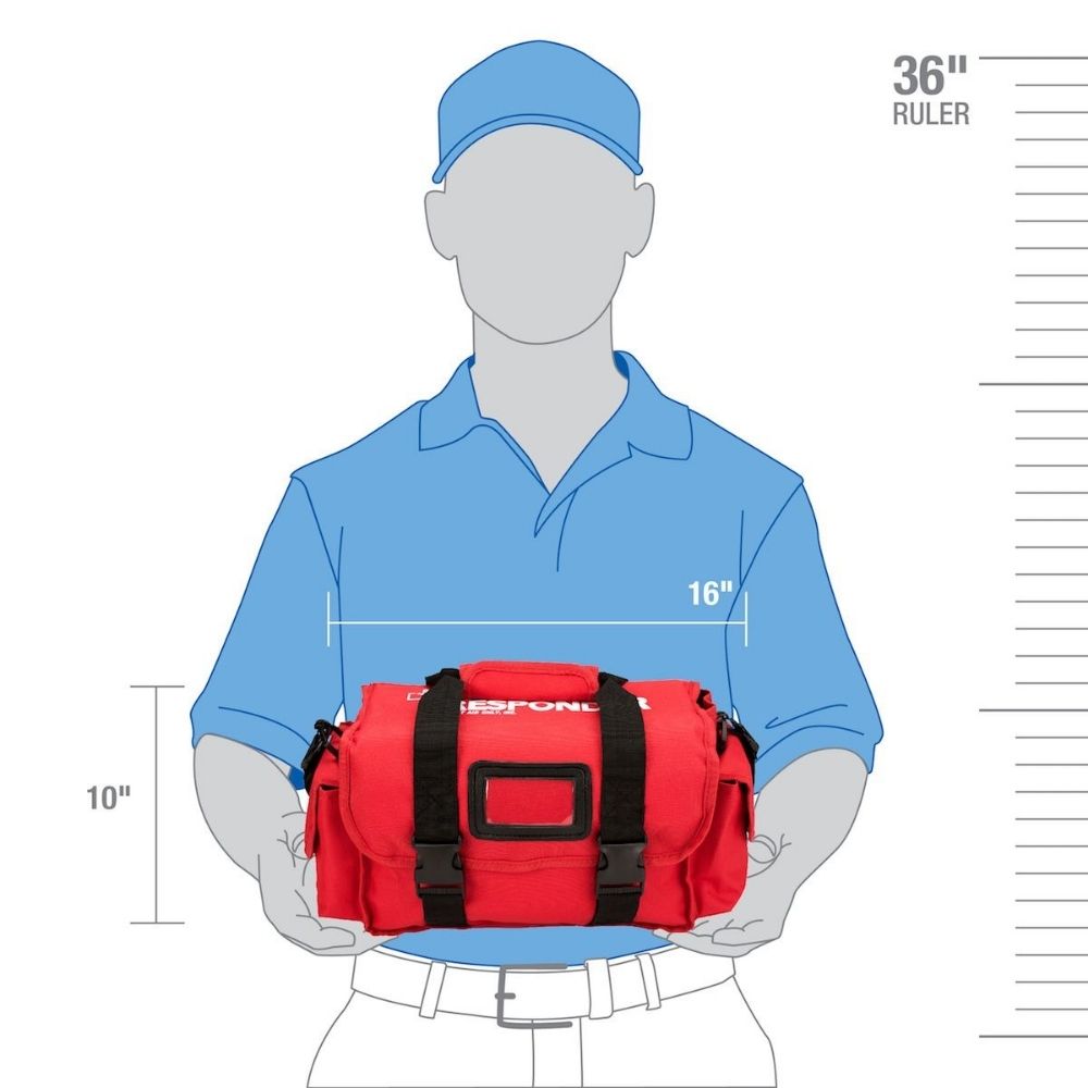 First Aid Only 520-FR First Responder Kit, Large 158 Piece Bag - 6