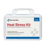 First Aid Only 5250 Heat Stress Kit, Plastic Case - 4