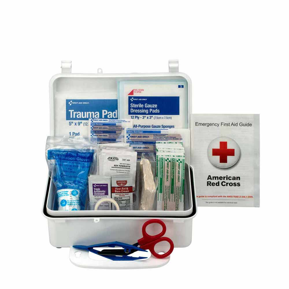 First Aid Only 6060 10 Person First Aid Kit, Weatherproof Plastic Case - 57 Piece - 4