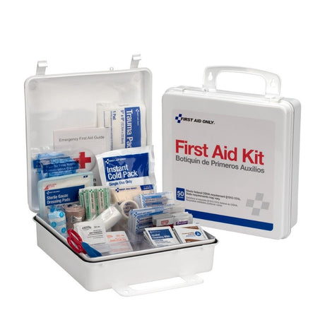 First Aid Only 6088 50 Person OSHA First Aid Kit, Plastic Case