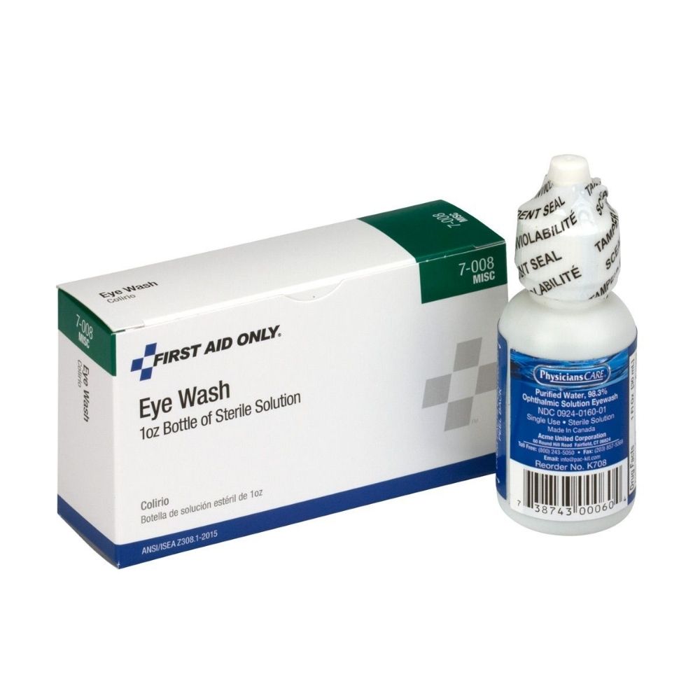 First Aid Only 7-008-001 Eyewash, 1 oz., 1/Bx