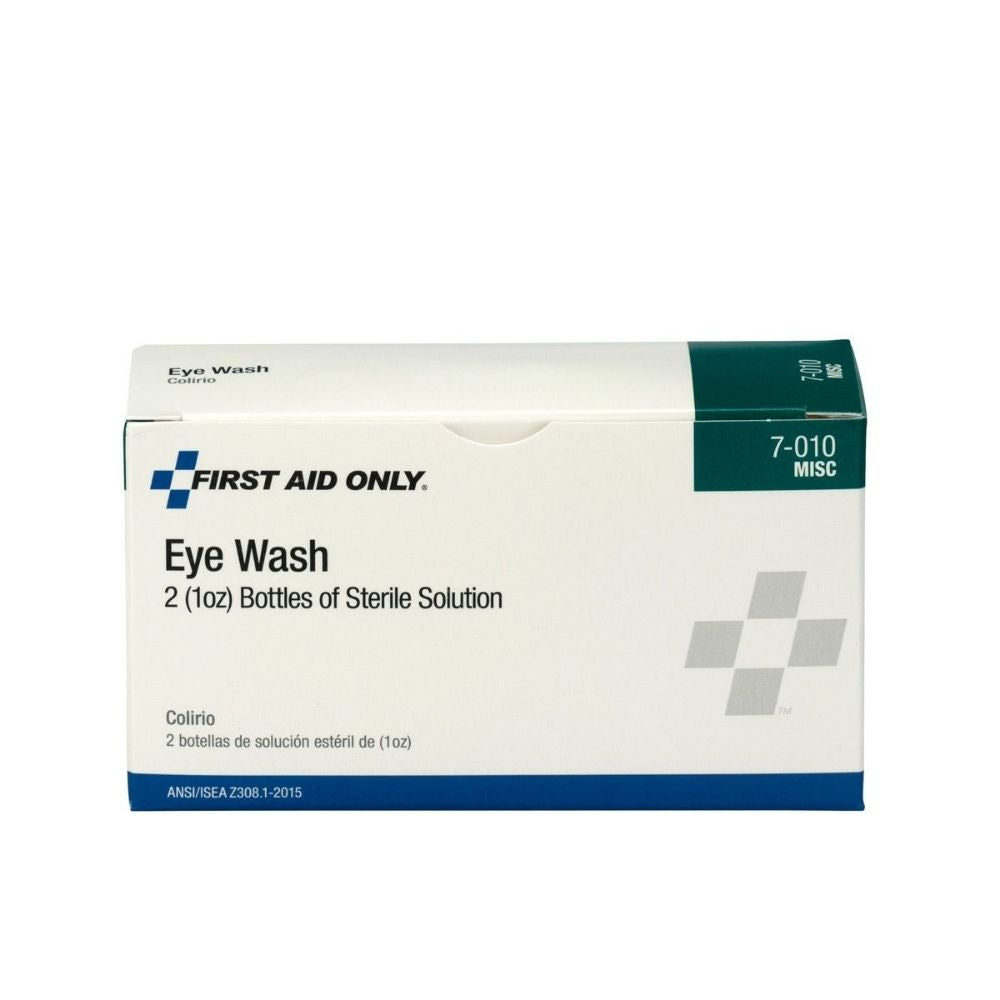 First Aid Only 7-010 Eyewash, 1oz., 2/Bx - 2