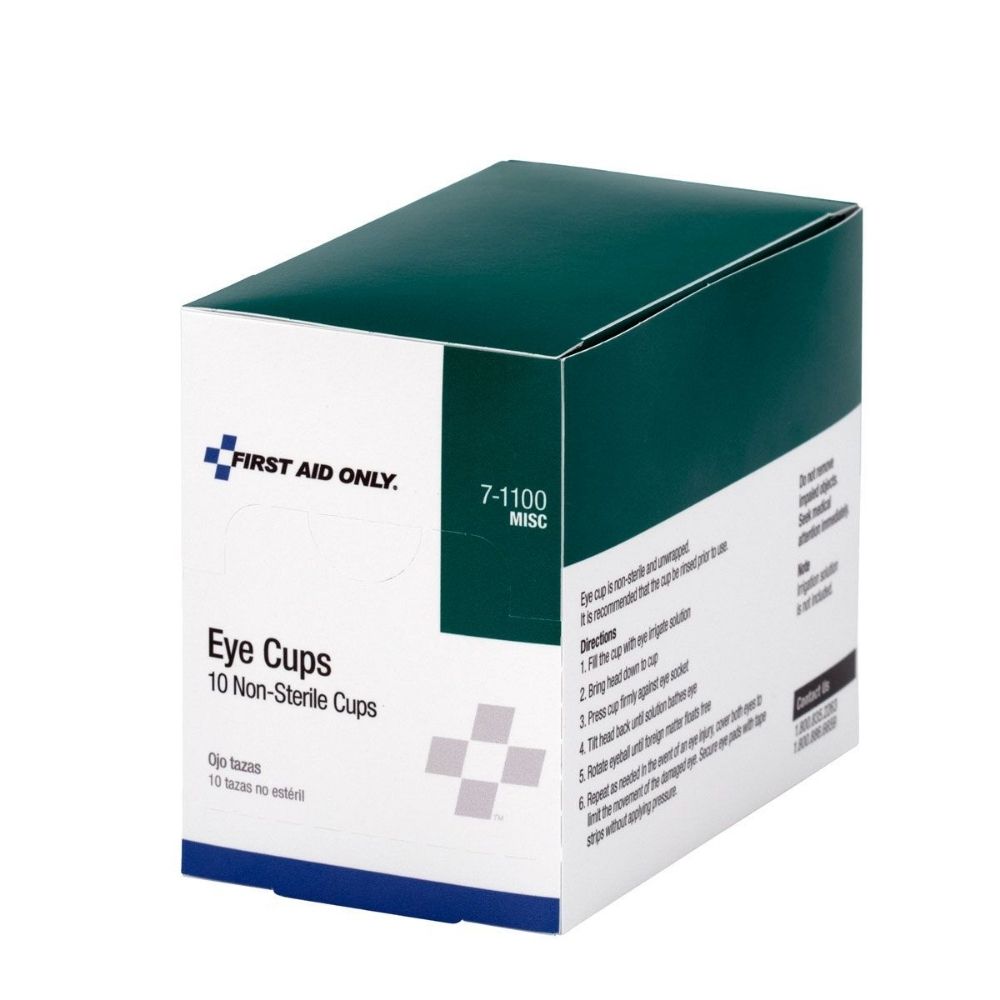 First Aid Only 7-1100 Non-Sterile Eye Cups, 10/box - 6