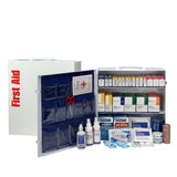 First Aid Only 90575 3 Shelf First Aid ANSI B+ Metal Cabinet, with Meds