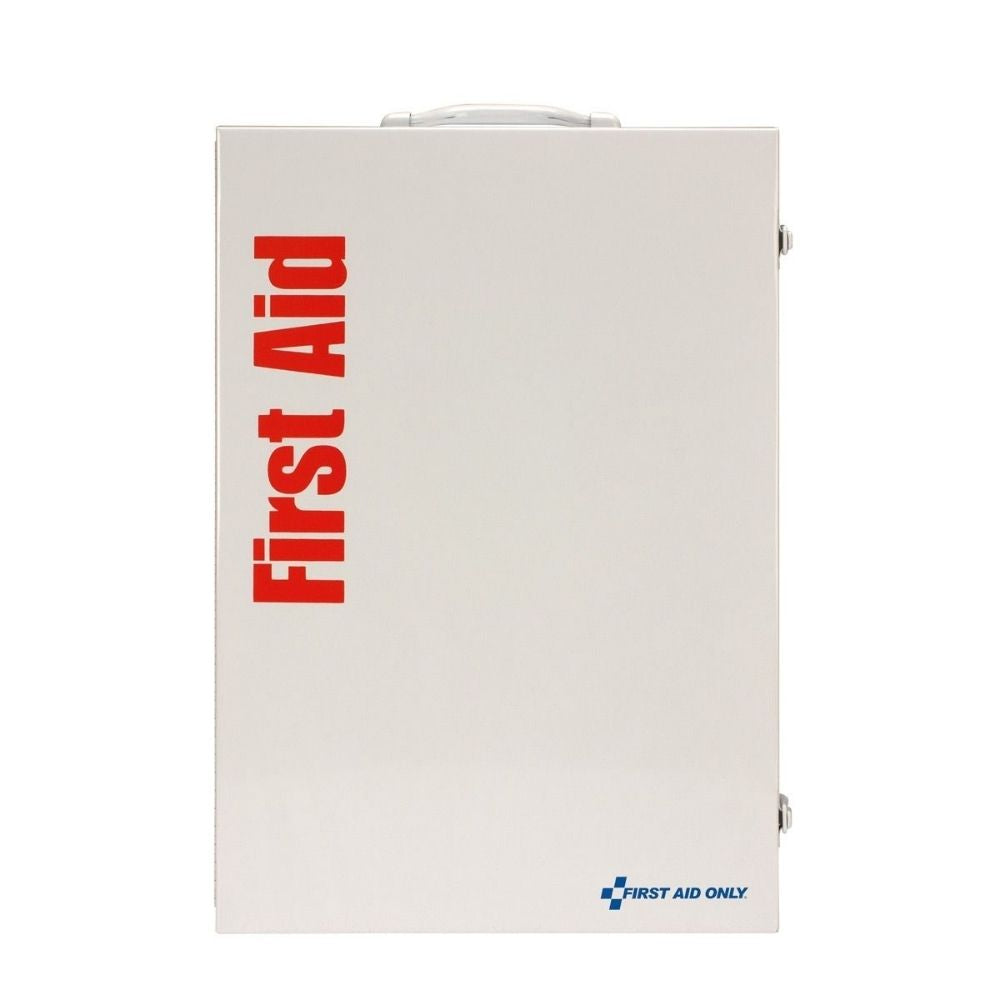 First Aid Only 90576 4 Shelf First Aid ANSI B+ Metal Cabinet, with Meds - 3