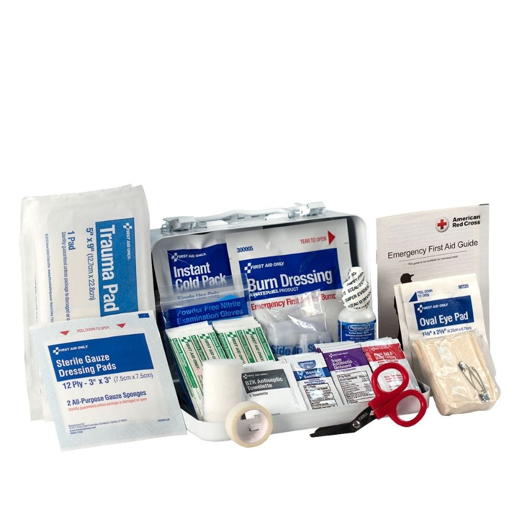 First Aid Only 90755 10 Person First Aid Kit, ANSI A, Metal Case - 3