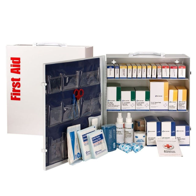 First Aid Only 90790 3 Shelf First Aid ANSI B+ Metal Cabinet, without Meds