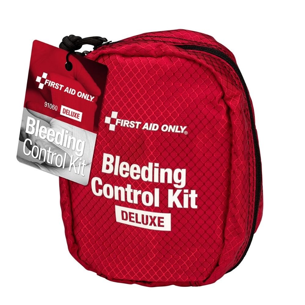 First Aid Only 91060 Bleeding Control Kit - Deluxe, Fabric Case - 3