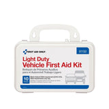 First Aid Only 91150 10 Person Light Duty Vehicle First Aid Kit, Plastic - 4