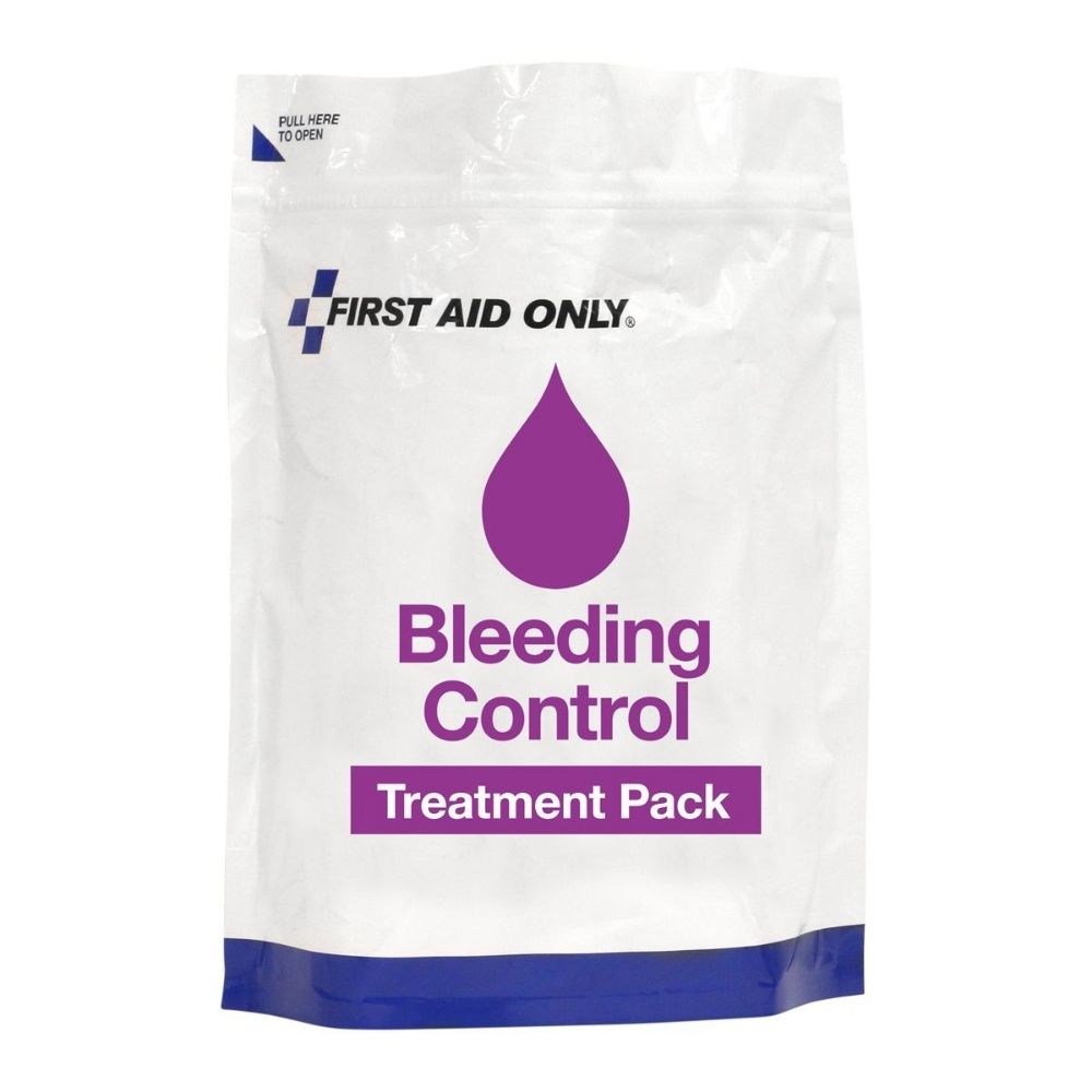 First Aid Only 91166 Bleeding Control Treatment Pack - 2