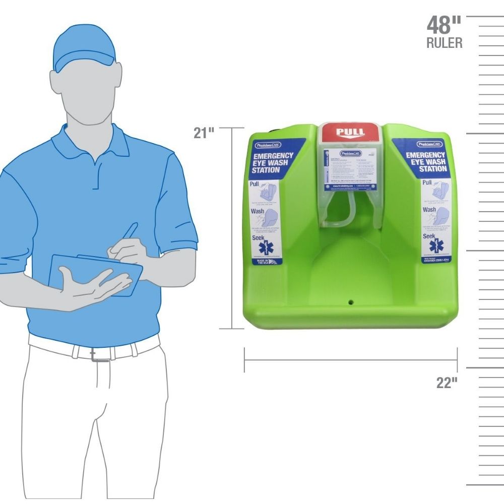 First Aid Only 91287 16-Gallon Gravity Fed Eyewash Station, 16/Pallet - 4