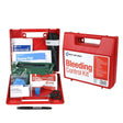 First Aid Only 91309 Bleeding Control Wall Station Single Kit -Deluxe