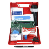 First Aid Only 91309 Bleeding Control Wall Station Single Kit -Deluxe - 2