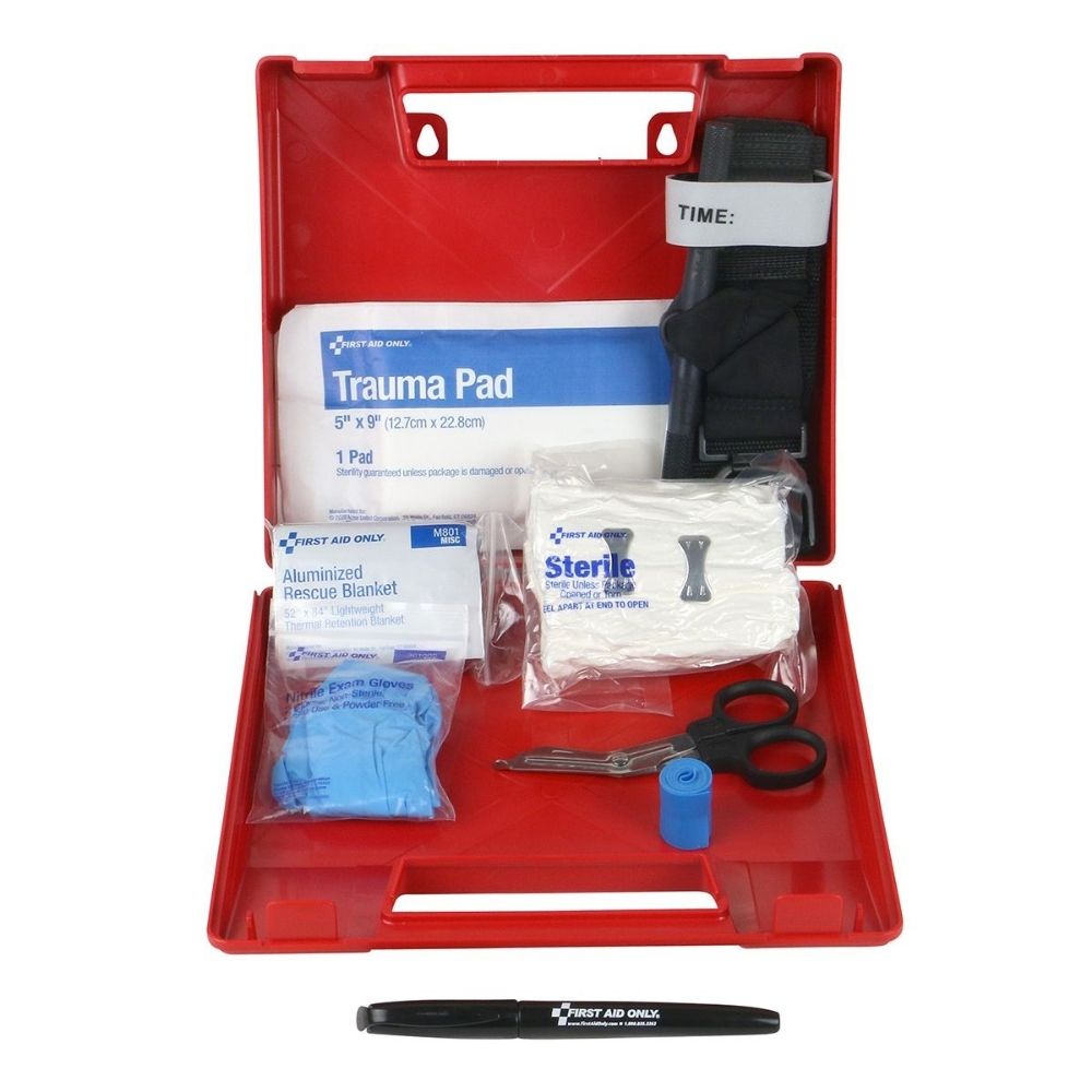 First Aid Only 91311 Bleeding Control Wall Station Single Kit -Basic - 2