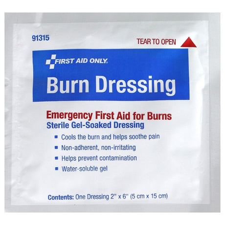 First Aid Only 91315 Burn Dressing, 2" x 6"