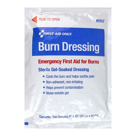 First Aid Only 91317 Burn Dressing, 8" x 18"