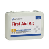 First Aid Only 91325 25 Person ANSI A Metal First Aid Kit, ANSI 2021 Compliant - 6