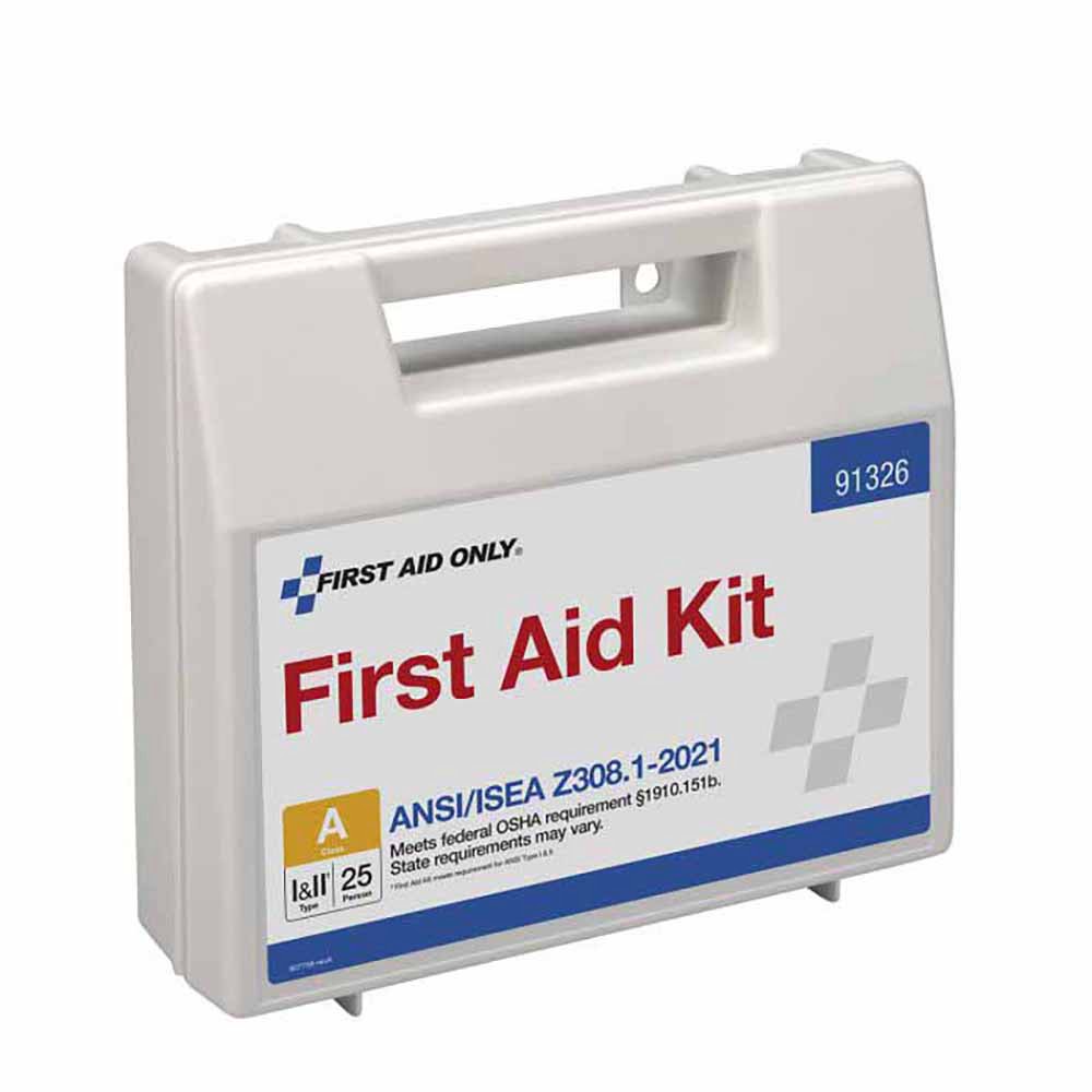 First Aid Only 91326 25 Person ANSI A Plastic First Aid Kit With Dividers, ANSI 2021 Compliant - 5