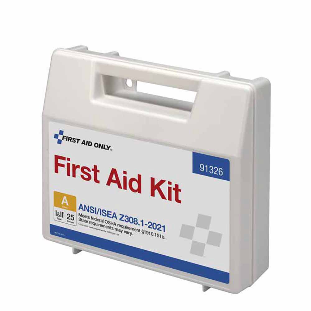 First Aid Only 91326 25 Person ANSI A Plastic First Aid Kit With Dividers, ANSI 2021 Compliant - 6