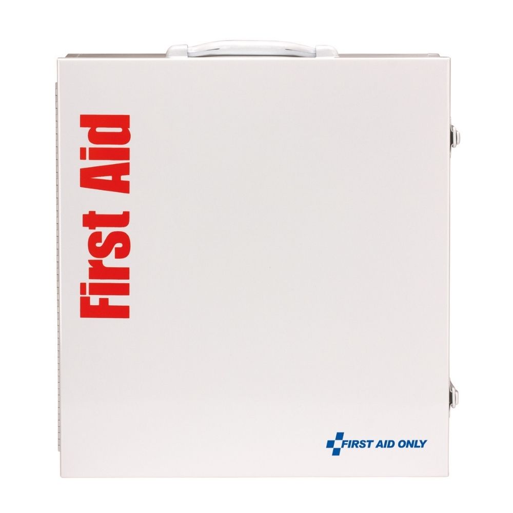 First Aid Only 91340 3 Shelf First Aid 2021 ANSI B+ Metal Cabinet, with Meds - 5