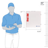 First Aid Only 91340 3 Shelf First Aid 2021 ANSI B+ Metal Cabinet, with Meds - 11