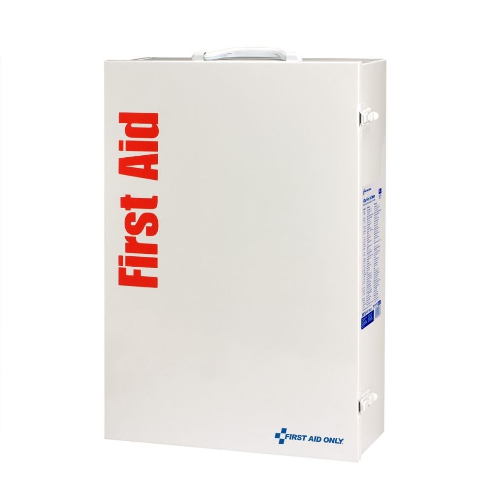 First Aid Only 91341 5 Shelf First Aid 2021 ANSI B+ Metal Cabinet, with Meds - 4