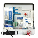 First Aid Only 91347 50 Person First Aid Kit, 2021 ANSI B,  Metal Case - 2