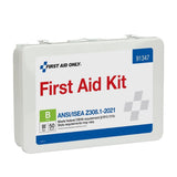 First Aid Only 91347 50 Person First Aid Kit, 2021 ANSI B,  Metal Case - 5